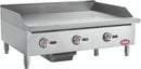 Kratos 29Y-005 36" Commercial Restaurant Gas Countertop Griddle, Manual Controls, 3 Burners, 90,000 BTU Output by GreenHaven Gardens