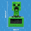 Paladone Minecraft Creeper Alarm Clock - Officially Licensed, in-Game Music & Night Light for Kids & Tweens, Gaming Room Accessory by TinyTreasures Baby Boutique
