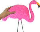GiftExpress Pink Flamingos Yard Decorations - 4 Pack Extra Large 24" Tall Plastic Flamingo Statue w/Metal Stakes - Lawn Ornaments & Garden Decor for Outdoor Parties by GreenHaven Gardens