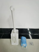 JEHONN Disposable Toilet Bowl Cleaner Wand with Upgraded Clamping System, Wall Mounted Bathroom Scrubber Brush for Bathtub Sink Wash Basin, 16 Refills by CozyNest Decor