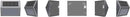 XLUX Solar Lights for Steps Decks Pathway Yard Stairs Fences, LED lamp, Outdoor Waterproof, Warm Light, 2 Pack by GreenHaven Gardens