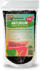 Premium Anthurium Potting Soil by Gardenera - Unlock The Full Potential of Your Plants - 5 QUARTS by GreenHaven Gardens