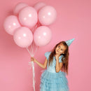 RUBFAC Pink Balloons 129pcs Light Pastel Pink Balloon Different Sizes 18 12 10 5 Inch for Garland Arch Birthday Party Baby Shower Gender Reveal Wedding Anniversary Easter Decoration by TinyTreasures Baby Boutique
