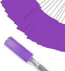 Zozen 50Pack Purple Marking Flags, Writable | 15x4x5 Inch, Yard Flags for Lawn & Irrigation & Landscape & Sprinkler & Survey & Dog Training. by GreenHaven Gardens