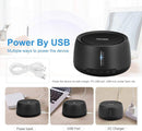 Sound Machine for Sleeping, Exmate Noise Machine for Office Privacy with 30 Non-Looping HiFi Soothing Sound, Memory Function and Timer Sound Machine for Adult Kid Home Office Travel by TinyTreasures Baby Boutique
