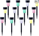 MAGGIFT 12 Pcs Solar Pathway Lights Solar Powered Lights, Outdoor Change Color Automatically Solar Landscape Lights for Lawn, Patio, Yard, Walkway, Deck, Driveway and Garden, RGB Color Changing