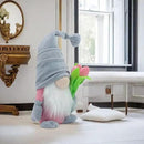 Fall Decoration for Home,15 inch Fall Gnomes Plush Decor for Tiered Tray, Thanksgiving Gnome Plush Doll Swedish Gnomes Gifts Autumn Table Decoration Home Tabletop Elf Doll,Grey by CozyNest Decor