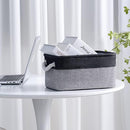 TheWarmHome Storage Basket for Organizing - 14x10x7 inch Medium 3 Pack Collapsible Storage Bin for Shelves with Rope, Fabric Storage Cubes for Organizer Cloth Gift Toy Closet (Black & Grey) by TinyTreasures Baby Boutique
