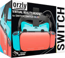 Orzly VR Headset Designed for Nintendo Switch & Switch OLED Console with Adjustable Lens for a Virtual Reality Gaming Experience and for Labo VR - Colour Pop - Gift Boxed Edition Tanami by TinyTreasures Baby Boutique