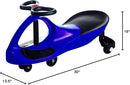 Wiggle Car - Ride on Toy for Ages 3 and Up - Toddler Ride on Toys with no Batteries, Gears, or Pedals Just Twist, Wiggle, and Go by Lil’ Rider (Blue) by TinyTreasures Baby Boutique
