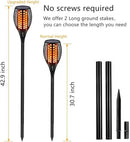 Aityvert Upgraded Solar Torch Lights 43 inches Flickering Dancing Flames Waterproof Outdoor Landscape Decorations Lighting Dusk to Dawn Auto On/Off Solar Lights for Halloween Christmas 2-Pack by GreenHaven Gardens