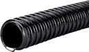 Pond Hose ID 1-1/2” × 50ft Black Corrugated Flexible Reinforced PVC Hose Vinyl Tubing for Pond Pump Fountain Garden Waterfall, Non-toxic & Kinkproof, with 2 clamps by GreenHaven Gardens