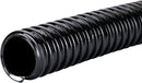 Pond Hose ID 3/4” × 25ft Black Corrugated Flexible Reinforced PVC Hose Vinyl Tubing for Pond Pump Fountain Garden Waterfall, Non-toxic & Kinkproof, with 2 clamps by GreenHaven Gardens