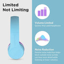 LilGadgets Connect+ Wired Kids Headphones for School with Mic, Volume Limited & Noise Reduction, On-Ear Headset with Cord, SharePort Technology for Multiple Kids & SoftTouch Padding, Blue/Purple by TinyTreasures Baby Boutique