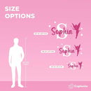 CRYPTONITE Personalized Name & Initial Tinkerbell Vinyl Wall Decals - Baby Girl Bedroom Decor - Fairy & Princess Wall Decals (A. Tinkerbell) by TinyTreasures Baby Boutique