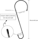 6 Pack 16 Inch Extra Large S Hooks for Hanging Plants, Rust-Proof Heavy Duty Tree Branch Hook Plant Hooks Outdoor for Hanging Bird Feeder,Patio,Indoor Uses by GreenHaven Gardens
