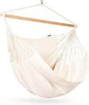 La Siesta® Large Comfort Habana Cotton Hanging Hammock Chair, Indoor Outdoor Hammock Swing Chair, Boho Hanging Chair Bedroom Patio, Max 285 Lbs, Latte by GreenHaven Gardens