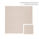 Toddlekind Solid Color Foam Play Mat 4x4 Baby Playmat. Stylish, Non-Toxic, Odorless, Plain Design Puzzle Play Mat 0m+ (Rose/Blush/Nude) by TinyTreasures Baby Boutique