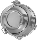 Stainless Steel Milk Can, 201 Stainless Steel Pail 1Gal Milk Can with Sealed Lid, 5L Hanging Lid Metal Milk Jug Bucket for Oil Tea Wine by CozyNest Decor