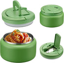 Soup Thermo for Hot Food Kids 13.5oz Lunch Containers with Buckle Lid Wide Mouth Hot Food Jar Vacuum Insulated Stainless Steel Bento Box Leakproof with Spoon(Green) by TinyTreasures Baby Boutique