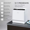 Hermitlux Countertop Dishwasher, 5 Washing Programs Portable Dishwasher With 5-Liter Built-in Water Tank, No Hookup Needed by TinyTreasures Baby Boutique