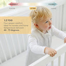Tealbee DREAMSUIT: Toddler Sleep Sack with Feet 3T 4T - 1.2 TOG Four Season Baby Wearable Blanket for Walkers - Rayon made from Bamboo, Organic Cotton Sleeping Bag - Sunshine by TinyTreasures Baby Boutique