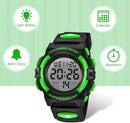 Kids Watch,Boys Watch for 3-15 Year Old Boys,Digital Sport Outdoor Multifunctional Chronograph LED 50 M Waterproof Alarm Calendar Analog Watch for Children with Silicone Band,Kids Gift by TinyTreasures Baby Boutique