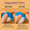 A-URA Learn to Crochet Kit for Beginners Kids and Adults, Premium 4 Animal Pattern Beginner Crochet Kits with Easy Tube Yarn & Step-by-Step Video Tutorials (Forest Friends–Standard Size) by TinyTreasures Baby Boutique