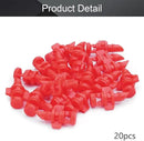 MroMax 20Pcs Misting Sprayer 360 Degree 4x9 Intubation Hole Nozzle Jet Mister Cloning Machine Hydroponic for Water Garden Flower Grass Red by GreenHaven Gardens