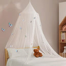 Kids Bed Canopy with Lace Hanging Canopy Net for Baby Crib Nook Castle Game Tent Nursery Play Room Decor (Butterfly) by TinyTreasures Baby Boutique
