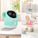 Baby Monitor with Camera and Audio, 1080P Baby Camera Monitor WiFi Smartphone App Control Night Vision 4.3” Screen 2-Way Talk Temperature & Humidity Sensor Lullabies Motion & Cry Detection iOS/Android by TinyTreasures Baby Boutique