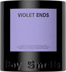 Boy Smells Violet Ends Candle - 8.5 oz - Aromatic Candle for Home with Rhubarb, Violet and Smoked Papyrus - Up to 50-Hour Burn - Cotton Wick by CozyNest Decor