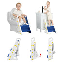 Primlect Space-Saving Potty Training Seat with Ladder, Adjustable Step and Toilet Seat Height, Top Handles for Easy Climbing, Easy to Carry, Portable Toddler Toilet Trainer for Small Bathrooms by TinyTreasures Baby Boutique