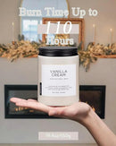 M&SENSE Vanilla Soy Candles, Large 2 Wick Jar Candle 19.4oz, 110 Hours Burning Time, 100% Natural Organic Soy Wax, Relaxing Aromatherapy Scented Candle, Housewarming Gift for Women and Men by CozyNest Decor