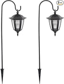 MAGGIFT 34 Inch Hanging Solar Lights Outdoor Waterproof Solar Garden Lights with 2 Shepherd Hooks Landscape Lighting for Lawn Patio Yard Pathway Driveway,2 Pack by GreenHaven Gardens