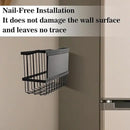 Magnetic Storage Basket, Black Magnetic Towel Basket with Strong Magnet for Kitchen Laundry Room Office School Organization and Home Dryer Ball Storage, 11.02"x3.15"x5.91" by CozyNest Decor
