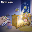 Baby Mobile for Crib with Musicial and Lights, Remote, lamp, Projector for Pack and Play, for Ages 0+ Months (Blue-Forest) by TinyTreasures Baby Boutique