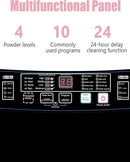 Full-Automatic Washing Machine 25 lbs Portable Washer 10 Wash Program & 8 Water Level with LED Display，Drain Pump, Ideal for Apartments, RV, Camping, Grey by CozyNest Decor