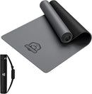 HAPBEAR Large Yoga Mat 72"x30" - 5mm Thick PU Top & Rubber Bottom - Non-Slip Wide Exercise Mat with Dual Layers - High Shock Absorption for Professional Yogis & Home Workouts - Bonus Oxford Bag Included by TinyTreasures Baby Boutique