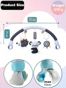 Pau1Hami1ton Baby Stroller Arch Toys, Car Seat Toys,Bouncer Toy Bar/Mobile for Bassinet,Adjustable Baby Hanging Toys Fit for Crib Bed,Stroller,Car Seat.S-19(Koala) by TinyTreasures Baby Boutique