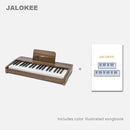 Kids Piano Keyboard, Digital Piano for Kids, Music Educational Instrument Toy, Wood Toy for 3+ Girls and Boys (Walnut, 37 Keys) by TinyTreasures Baby Boutique