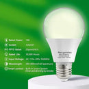 Smart LED Grow Light Bulbs with Remote Controller, Sun Simulation Mode, Built-in Auto Timer, A21/A70 E26/E27 9W Dimmable Full Spectrum Intelligent Plant Grow Bulbs for Indoor Plants, 4 Pack by GreenHaven Gardens