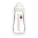MAM Premium Glass Baby Bottles, Easy Switch Between Breast and Bottle, Feel Good Medium Flow, Newborn Essentials Must Have, 2+ Months, BPA Free, 9oz, Unisex, 1 Pack by TinyTreasures Baby Boutique