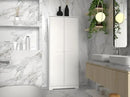 Pantry Cabinet Storage Cabinet with 2 Doors Solid Wood - Adjustable Shelves for Kitchen, Dining Room, or Utility Room Organization by CozyNest Decor
