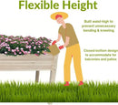 BTExpert 4ft Wooden Raised Garden Bed with Legs, 48x24x30in Elevated Planter Box Stand for Vegetable Flower Backyard, Patio, Balcony Large Wood Raised Beds Liner Outdoor - 30 in Height by GreenHaven Gardens