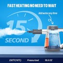 Handheld Pressurized Steam Cleaner - 15s Quick Start, Multi-Functional for Home, Kitchen, Bathroom, 8 Attachments, Chemical-Free, Safe & Efficient Cleaning Solution by TinyTreasures Baby Boutique