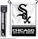 WinCraft Chicago White Sox Garden Flag with Stand Holder by GreenHaven Gardens