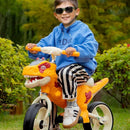 Dinosaur-Themed Toddler Balance Bike Toys for 2-7 Year Old Girls & Boys - Music & Lighting Effects, No-Pedal Training Bike, Best Gifts for Kids with Carbon Steel Frame & Adjustable Handlebar by TinyTreasures Baby Boutique