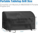 Grill Cover for Masterbuilt MB20030819 Portable Propane Gas Grill,Outdoor Waterproof Small Tabletop Grill Cover Heavy Duty Camping Table Top Grill Cover by GreenHaven Gardens