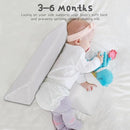 Baby Side Sleeper Weddge Breathable Pillow, Removable and Washable Breathable,Original Down Alternative Pillow for Sleeping - Bedding for Back, Stomach or Side Sleepers by TinyTreasures Baby Boutique